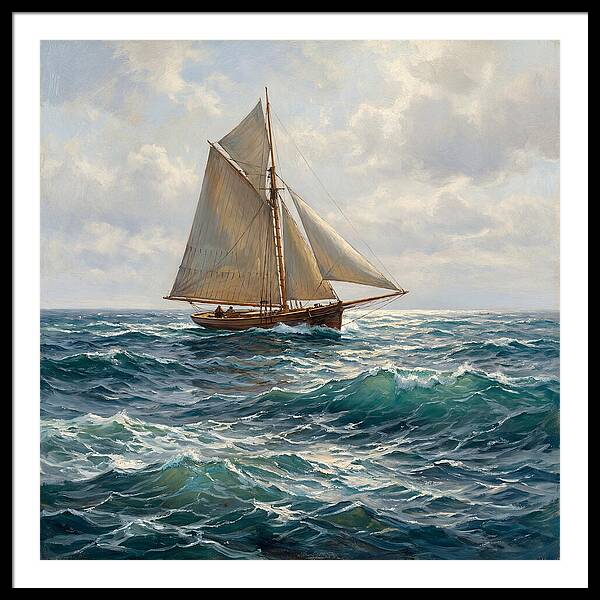 Sailing Through Turquoise Waves