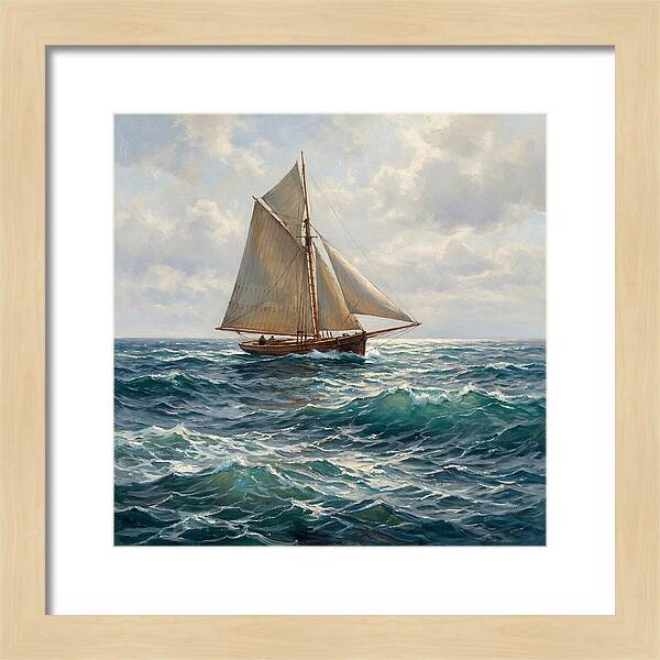 Sailing Through Turquoise Waves
