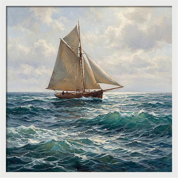 Sailing Through Turquoise Waves
