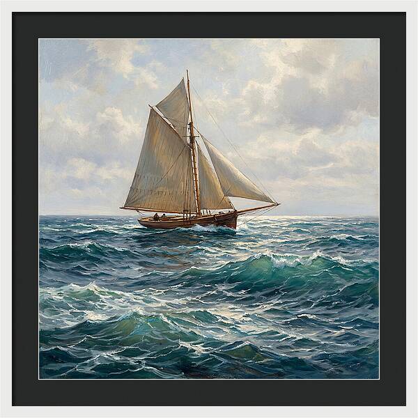 Sailing Through Turquoise Waves