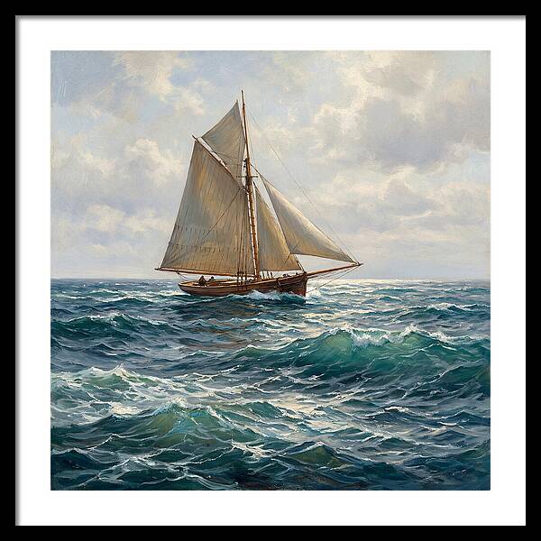 Sailing Through Turquoise Waves