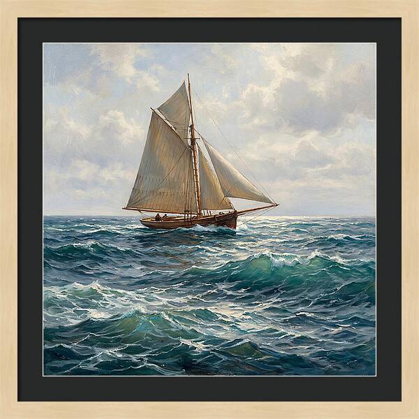 Sailing Through Turquoise Waves