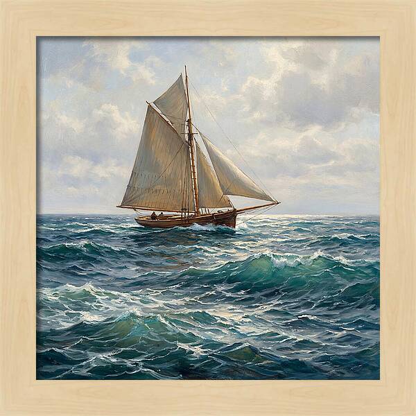 Sailing Through Turquoise Waves