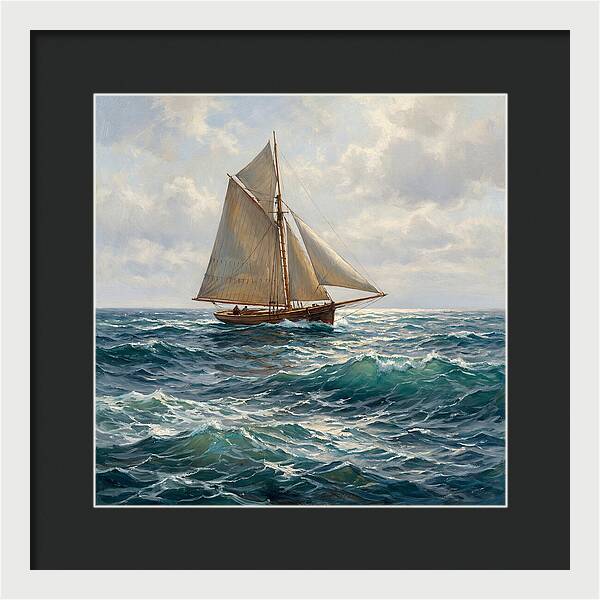 Sailing Through Turquoise Waves