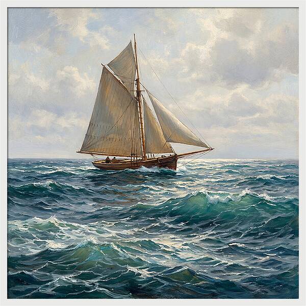 Sailing Through Turquoise Waves