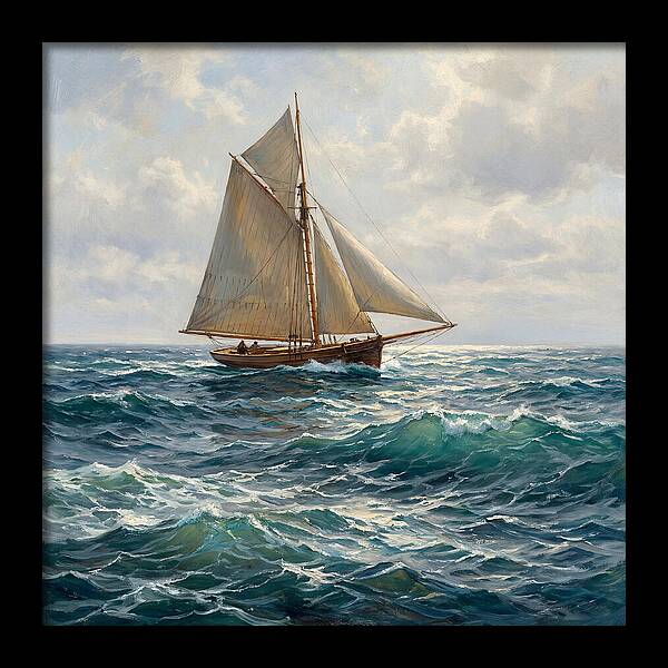 Sailing Through Turquoise Waves