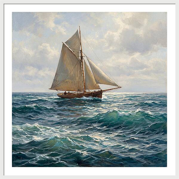 Sailing Through Turquoise Waves