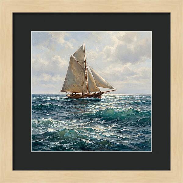 Sailing Through Turquoise Waves