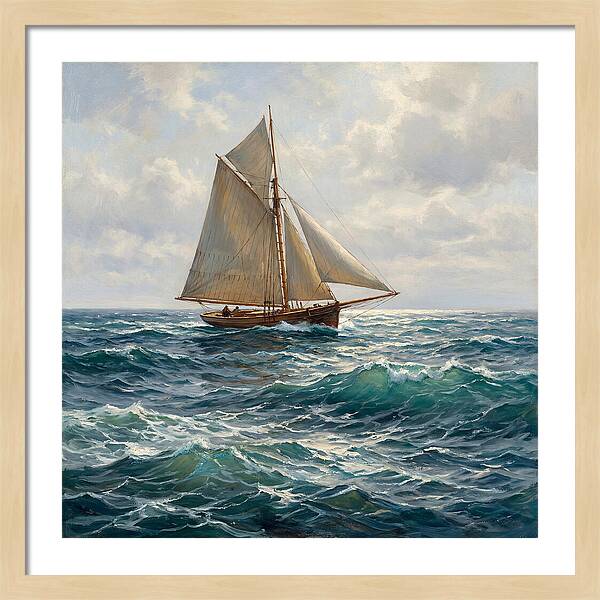 Sailing Through Turquoise Waves