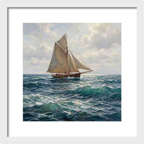 Sailing Through Turquoise Waves