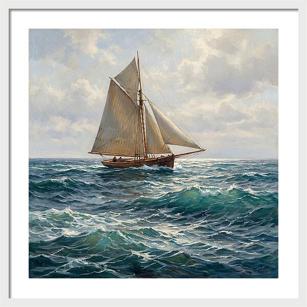 Sailing Through Turquoise Waves
