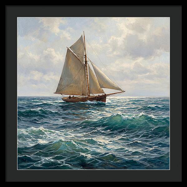 Sailing Through Turquoise Waves