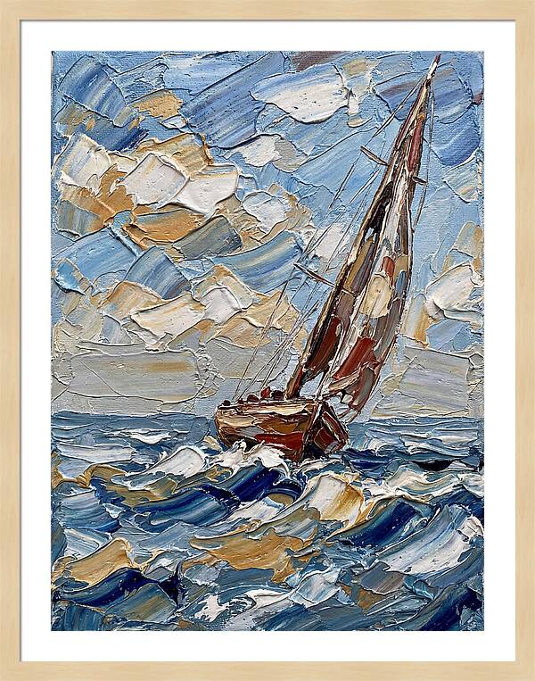 Sailing Through Vibrant Waves