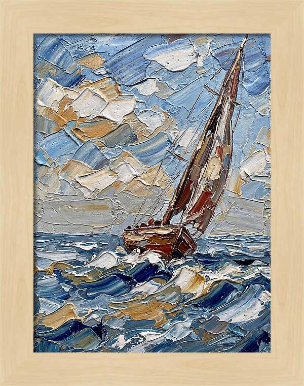 Sailing Through Vibrant Waves