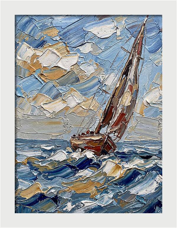 Sailing Through Vibrant Waves