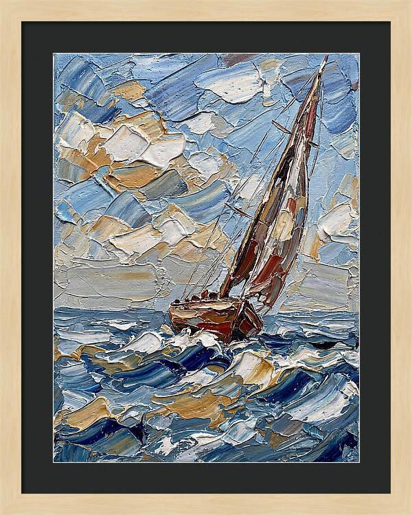 Sailing Through Vibrant Waves