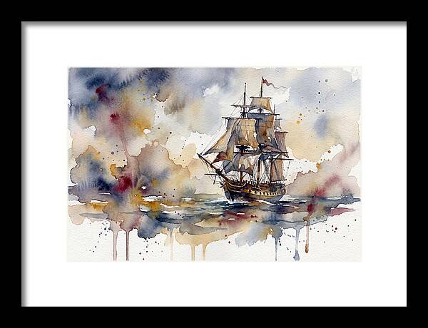 Sailing Through Watercolor Dreams