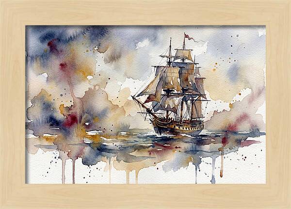 Sailing Through Watercolor Dreams