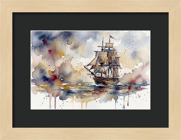 Sailing Through Watercolor Dreams