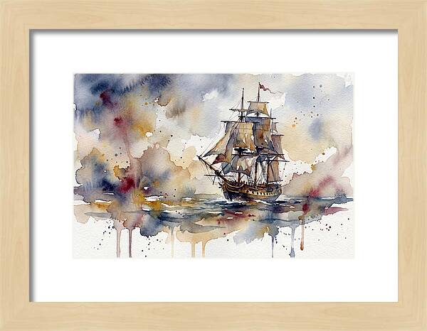 Sailing Through Watercolor Dreams