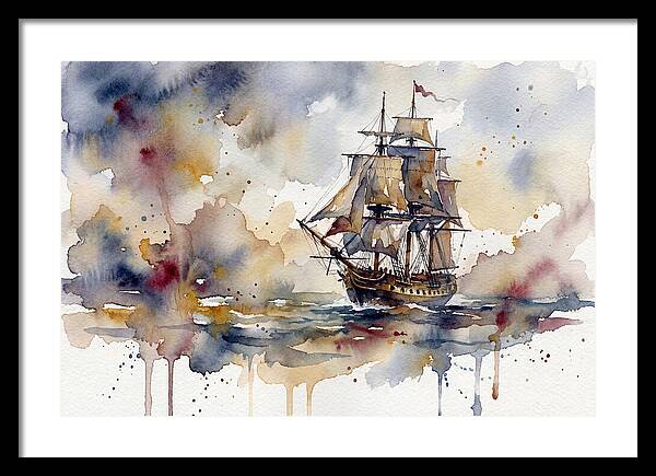 Sailing Through Watercolor Dreams