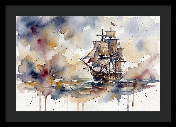 Sailing Through Watercolor Dreams
