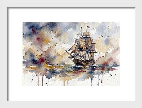 Sailing Through Watercolor Dreams