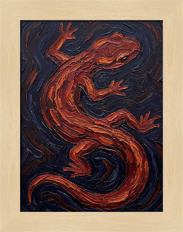 Salamander In Bold Colors