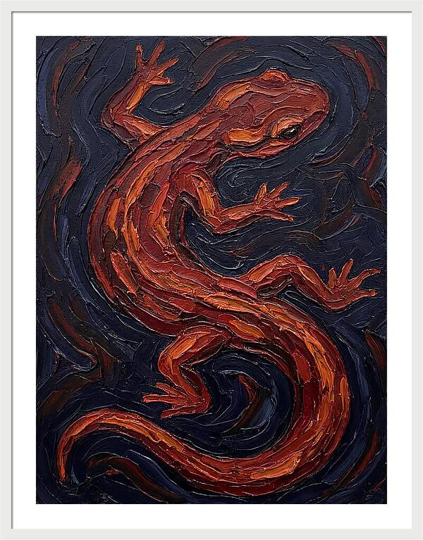 Salamander In Bold Colors