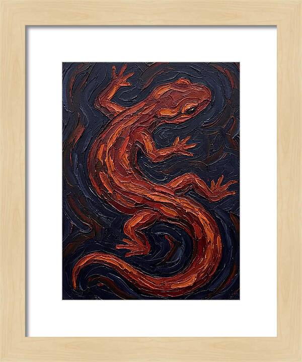 Salamander In Bold Colors