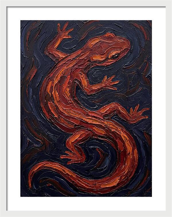 Salamander In Bold Colors