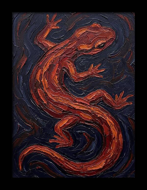 Salamander In Bold Colors