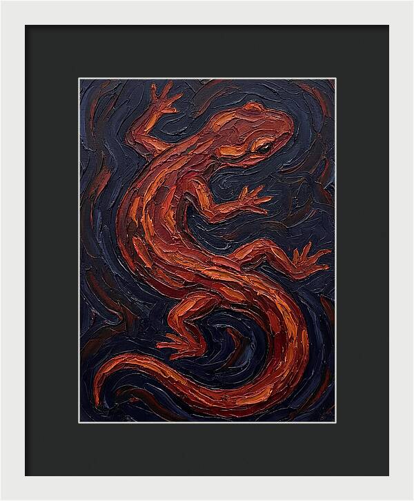 Salamander In Bold Colors