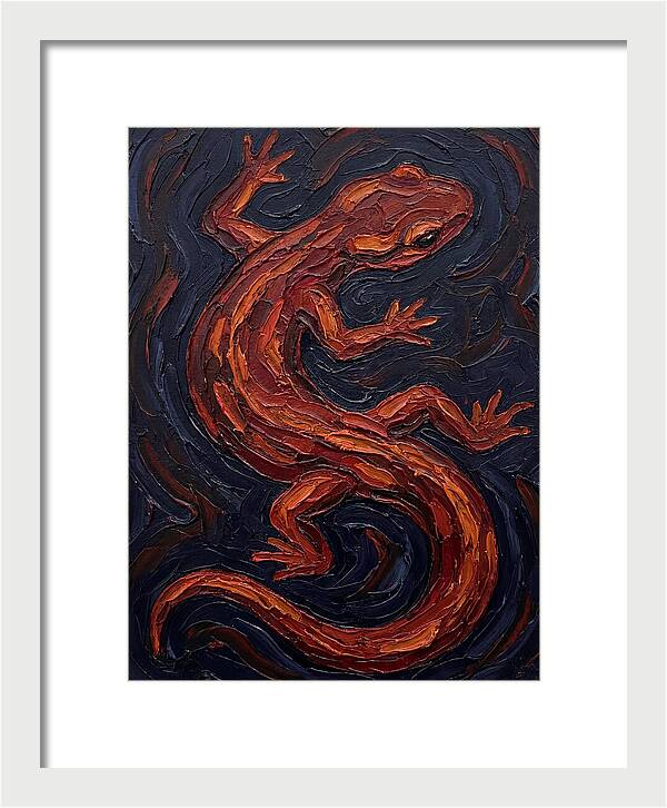 Salamander In Bold Colors
