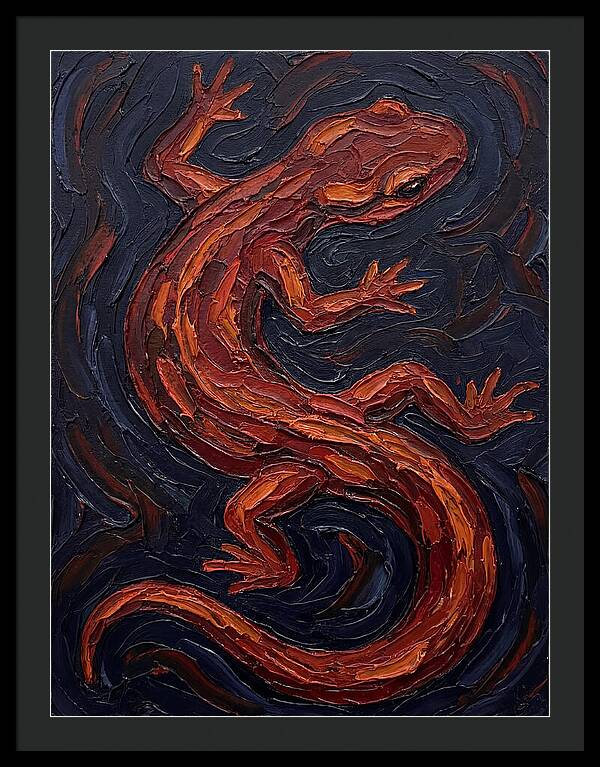 Salamander In Bold Colors