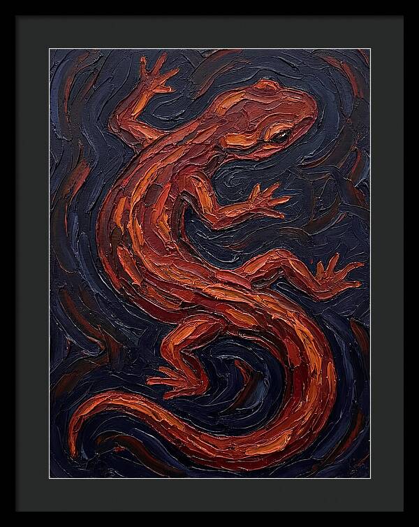 Salamander In Bold Colors