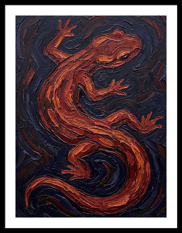 Salamander In Bold Colors