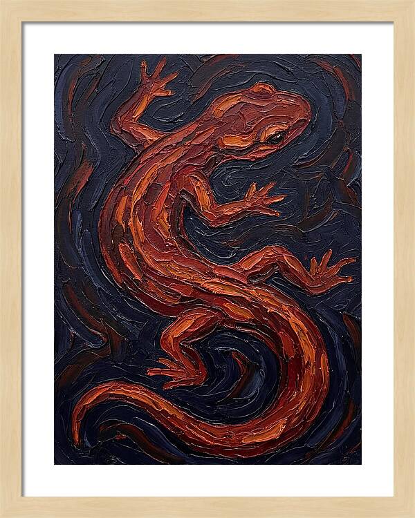 Salamander In Bold Colors
