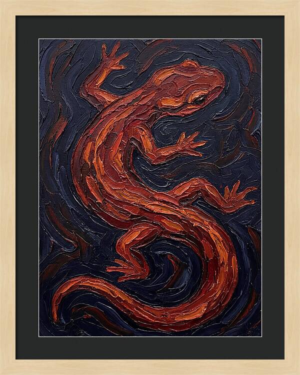 Salamander In Bold Colors