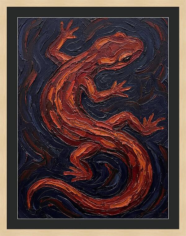 Salamander In Bold Colors