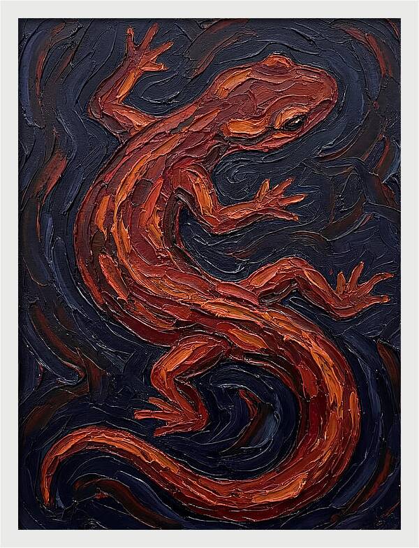Salamander In Bold Colors