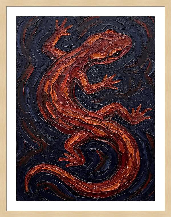 Salamander In Bold Colors