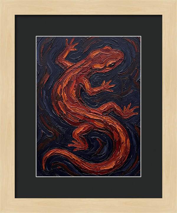 Salamander In Bold Colors