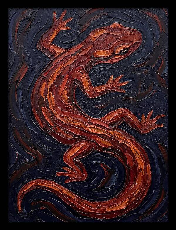 Salamander In Bold Colors