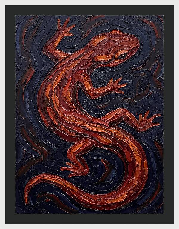 Salamander In Bold Colors