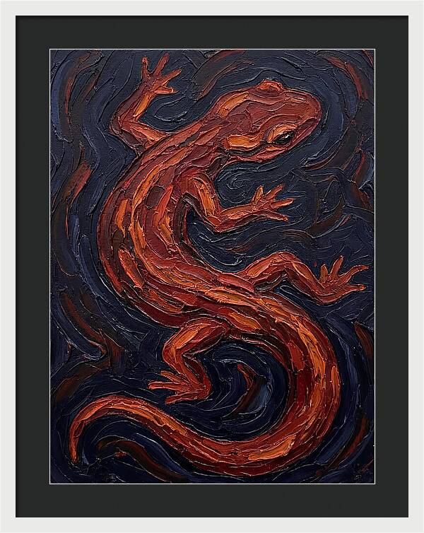 Salamander In Bold Colors