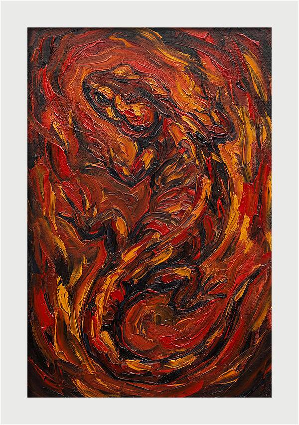Salamander In Flames
