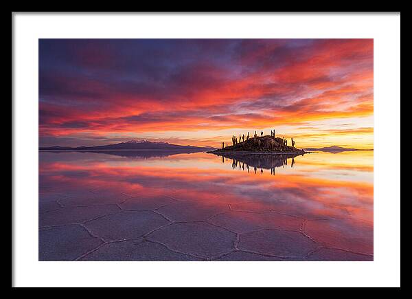 Salar De Uyuni Sunrise Reflection