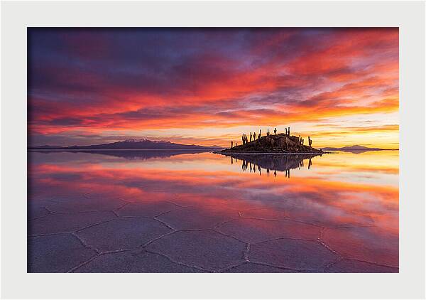 Salar De Uyuni Sunrise Reflection