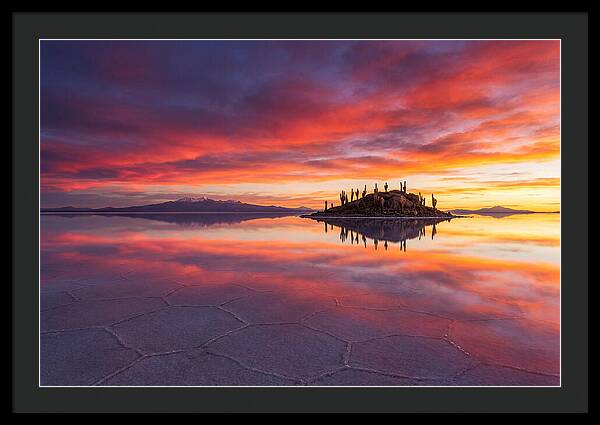 Salar De Uyuni Sunrise Reflection